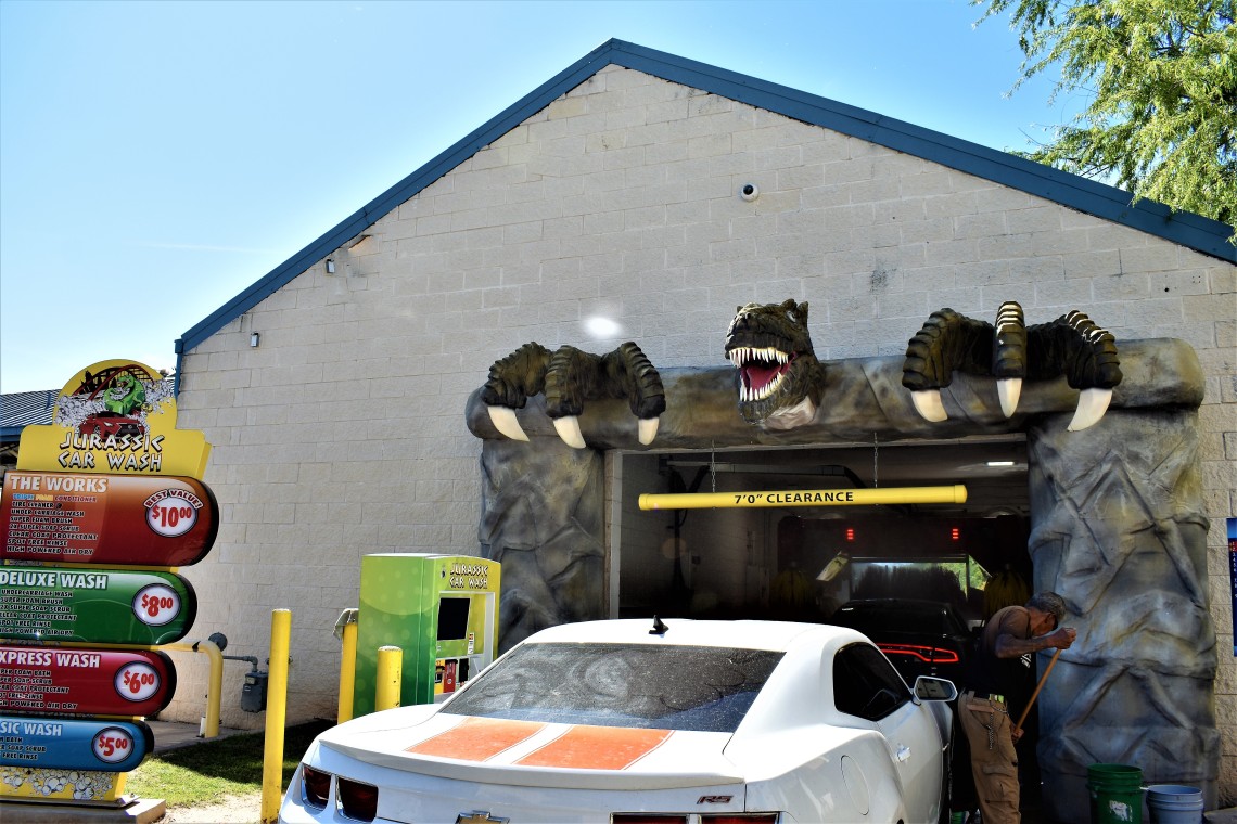 Jurassic Car Wash in Austin